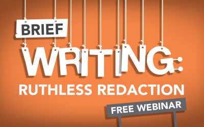 Sign Up For Our First Brief Writing Webinar!