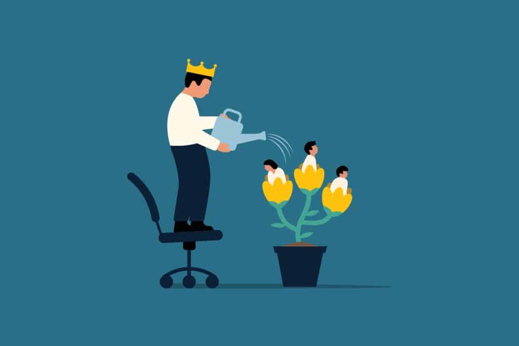 Servant leadership, thought leadership. Thought leader helping others to grow.