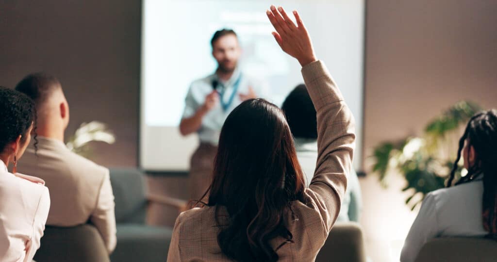 A presentation is always a conversation.